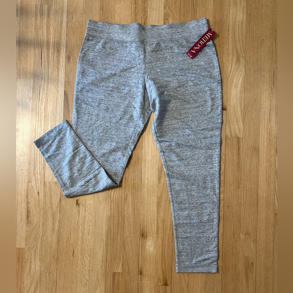 NWT•Merona Gray Leggings- Large
